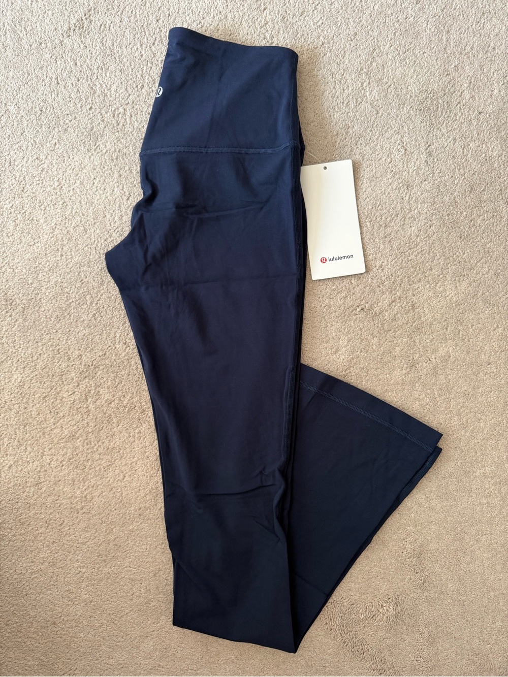 NWT! Lululemon Align High-Rise Mini-Flare Pant Regular True Navy Size 8